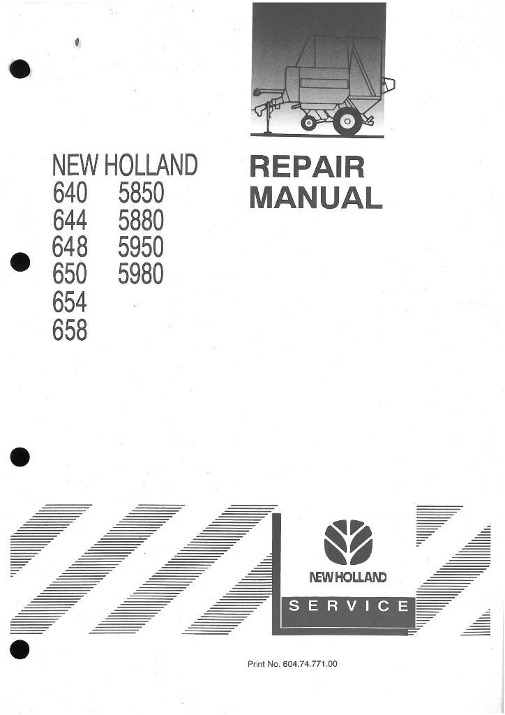New Holland 648 Service Manual Download
